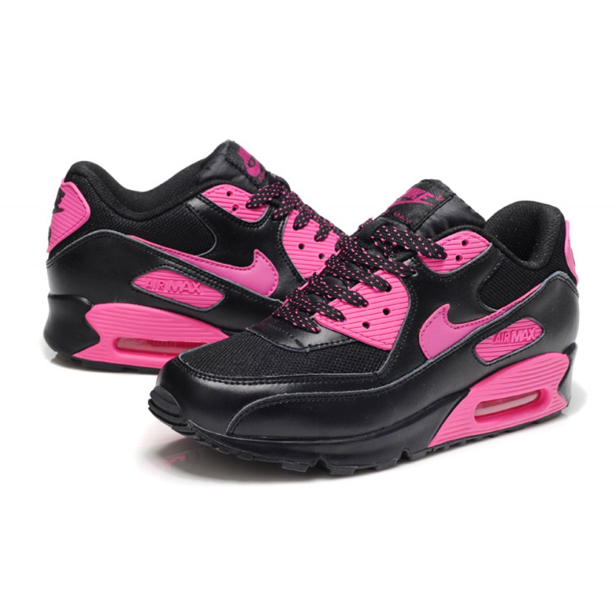 Air max femme noir et rose best sale